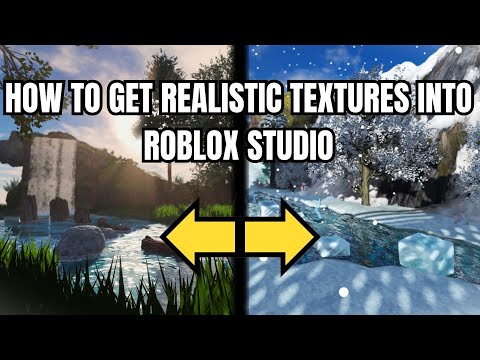 HOW TO IMPORT REALISTIC TEXTURES INTO ROBLOX STUDIO - danielfantastic
