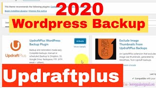 How to create Wordpress backup and upload to google drive using updraftplus plugin