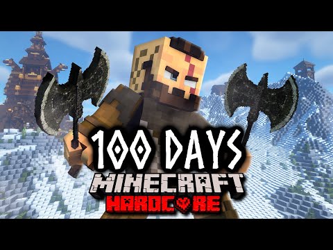 100 Days Living as a Viking in Minecraft