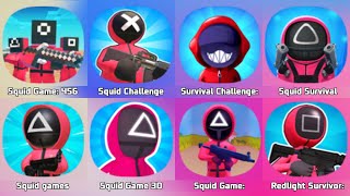 Squid Game 456, Craft Survival, Squid Challenge Survival, Survival Challenge, Squid Game 3D