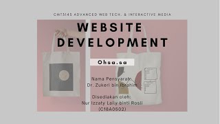 CMT3143: Ohsa.sa Website Development