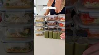 1 HOUR High Protein Meal Prep 👩🏼‍🍳 #mealprep #mealprepideas #healthyrecipes #highproteinrecipes