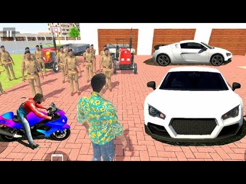 😱 A LOT OF POLICE CAME TO FRANKLIN HOUSE😱🤑INDIAN THEFT AUTO🤑 SIMULATOR 🔥