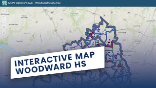 Interactive Map - Woodward HS Boundary Study