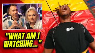 MY WIFE REACTS TO SIDEMEN VIDEOS!