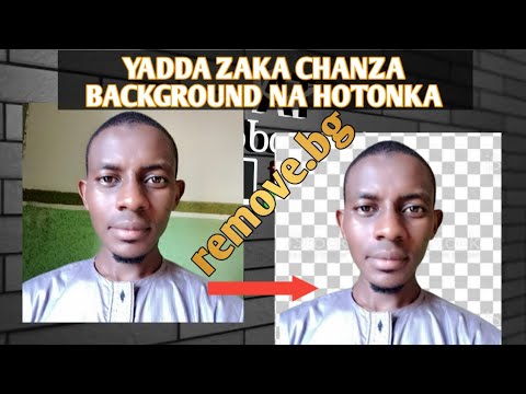 Yadda Zaka Canza Background na Hotonka || How to Change Background of Your Picture