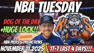 NBA Picks Today Tuesday 11/11/2025 | Free NBA Best bets, Predictions and Player Props