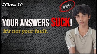 CBSE Class 10 Marks Are Lost on Presentation, Not Knowledge