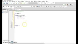 C Structures : struct keyword