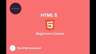 HTML 2023 Lesson 2 HTML Document