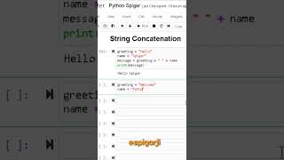 String Concatenation.... #python #ai