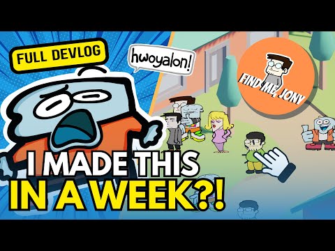 accidentally made my first game FULL DEVLOG #animation