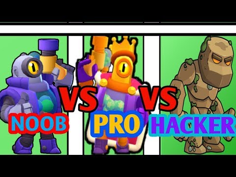 Noob vs Pro vs Hacker - Brawl Stars #1