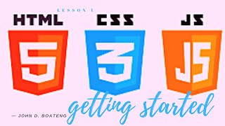 HTML AND CSS For Beginners-How to start? -Lesson 1