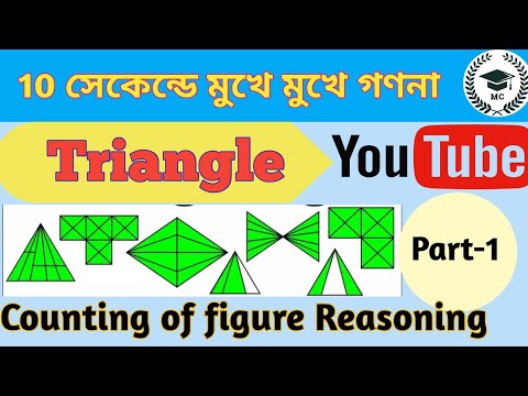 Best tricks for counting figures | Figure counting of triangle Reasoning| Part 1