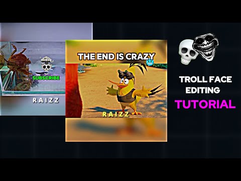 Troll face editing full tutorial | how to make troll face video | edit like a pro ||