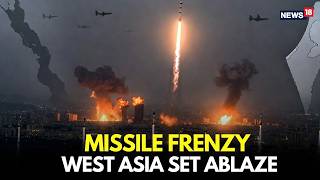 US Strike Sets Iran’s Giant Drone Carrier Ablaze | Missile War Engulfs West Asia | Iran-US War LIVE