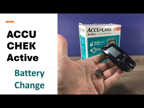 Accu Chek Active battery change set date and time