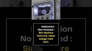 Hoisting in JS: The Hidden Mechanism You Need to Know !.. #webdevelopment  #codein60seconds #codebol