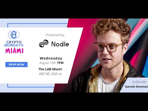 Garrett Kinsman at CryptoMondays Miami