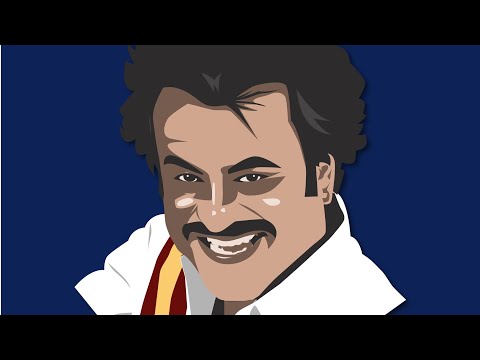 Rajinikanth vector art