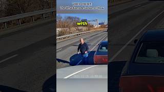 Road Rager Tries To Fight Trucker!