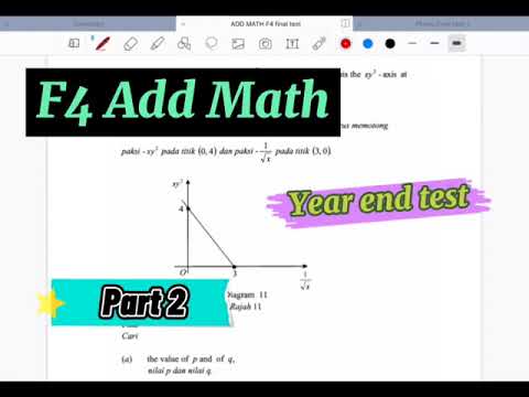 KSSM Add Math F4 year end test- part 2（中文）