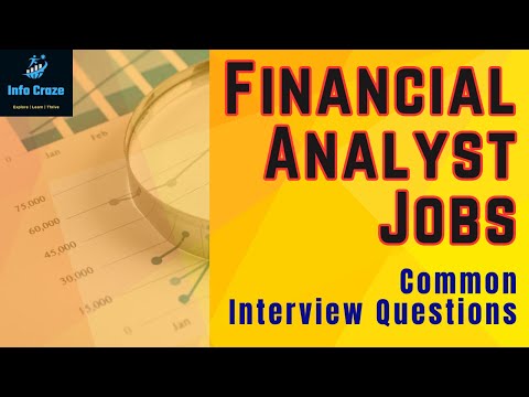 Financial Analyst Job Interview Questions | Common Interview Questions for Financial Analysts