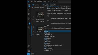 Python print() Function Explained ! 🖨️ | Beginners Must Know #python #youtubeshorts #educational