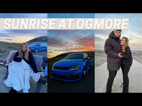 Waking up at 4am to watch the sunrise at Ogmore Beach *it was sooo worth it* | Spring 2021 ⛅️
