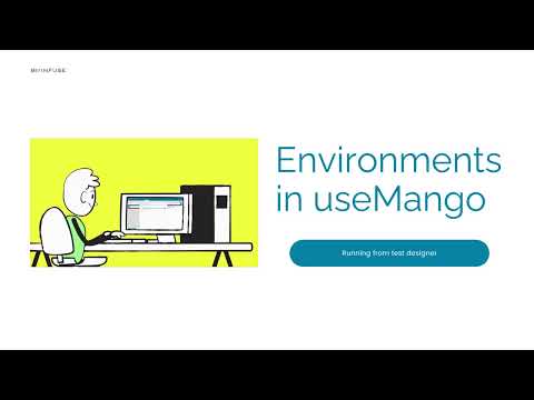 Running test from test designer | useMango™