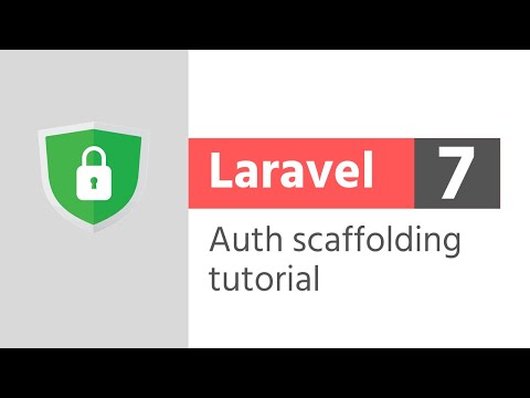 Laravel 7 auth scaffolding step by step | laravelarticle