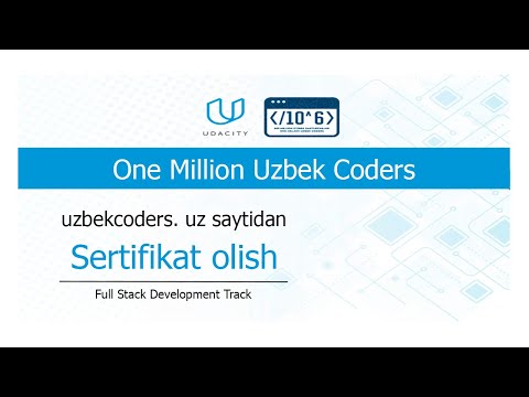 Uzbekcoders.uz saytidan sertifikat olish ( Full Stack) | IT Learning