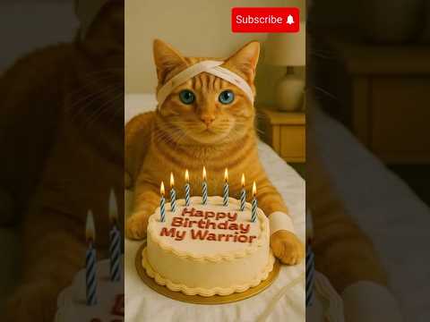 #cat #happybirthday #o #cake #birthday #cute #animalintelligence #aiandcats