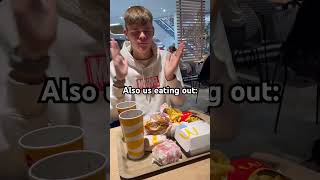 You save money?😂 #eatout #eega #jjjreact