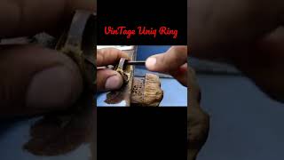 Vintage Uniq Gold Ring Making #Youtubeshorts #shortsfeed  #SHORTS