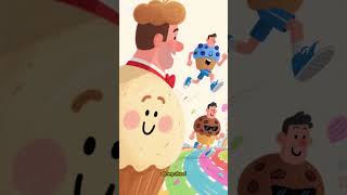 The Great Muffin Race 🧁💕✨#Shorts #ViralVideo #cake #FunContent #kidsvideos #trending #youtubevlogs
