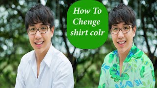 Shirt Change Hack in Photoshop! 😱 | Object Selection Tool Trick #shorts
