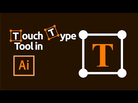 How the Touch Type Tool Works in Illustrator | GFX
