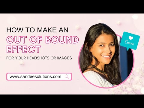 How to make an OUT OF BOUND effect in Canva
