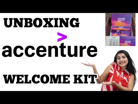 Unboxing Accenture welcome kit 2021
