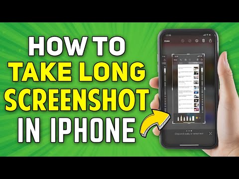 How To Take Long Screenshot In iPhone | Long Scrolling Screenshot In iPhone