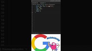 google logo with only html & css | google symbol #css #html #webdev # coding #shorts