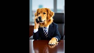 angry manager dog 😡 #ai #dog #viral #boss #manager #fyp