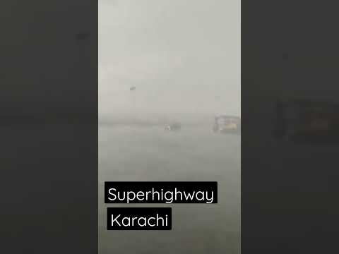 Superhighway karachi💦 #rain #shorts #viral