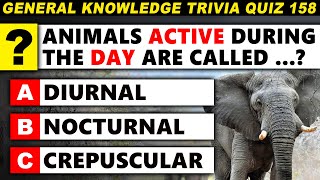 Ultimate General Knowledge Trivia Quiz 158 | 60 Great Questions - 6 Topics