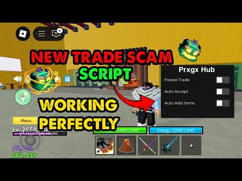 [ALL BUGS FIXED] NEW TRADE SCAM SCRIPT 100% WORKING 🔥| PRXGX HUB