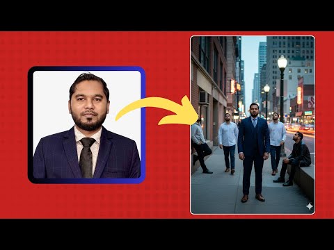 AI Image Editing Tutorial | Multi Exposure Cinematic Portraits with Gemini AI & MidJourney