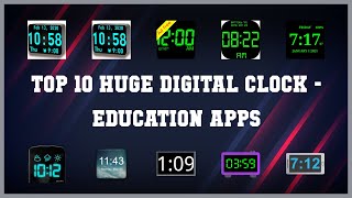Top 10 Huge Digital Clock Android Apps