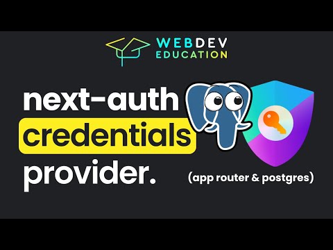 Next auth credentials - signup & login with email & password (Next JS app router)